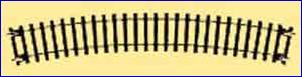 Hornby Track Curve 3rd Radius