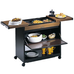 Hostess Connoisseur Heated Trolley HL6200 (Teak)