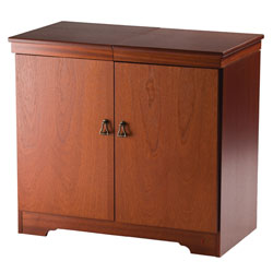 hostess Real Wood Heated Trolley - Curl Mahogany HL6240CM