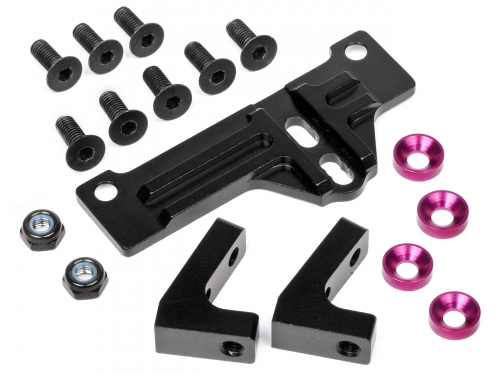 Hot Bodies Aluminum Servo Mount Option Set Black