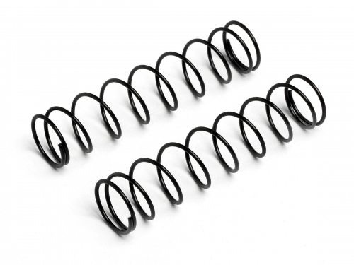 Hot Bodies Spring 13.5x68x1.1mm 9.5 Coils Black (2Pcs)