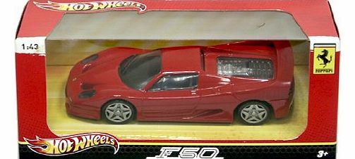 Hot Wheels Ferrari 1:43 F50 Die-Cast Car Vehicle X5537