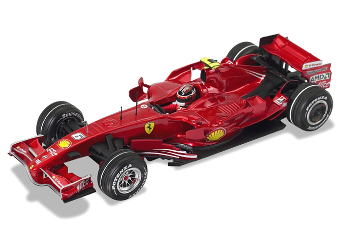 Hot Wheels Ferrari F2007 Kimi Raikkonen Later Season Cherry