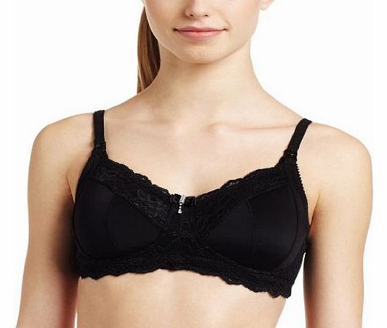  Eclipse Maternity and Nursing Womens Bra, Black, 40GG