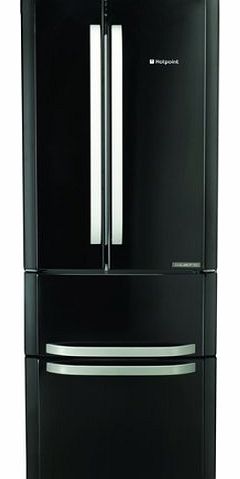 Hotpoint Ltd FFU4DK 470litre QUADRIO 4-Door Fridge Freezer Class A  Black