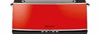 Hotpoint TT12EAR0 Long Slot Digital Toaster Red