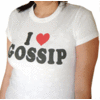 HOUSE OF MENTAL I LOVE GOSSIP TEE SHIRT