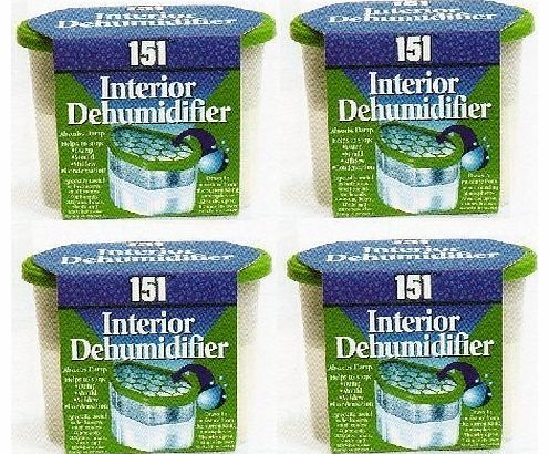 Housewares 4 Interior dehumidifier, Absorbs damp crystals in box