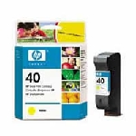 HP 51640Y 40ml Yellow Ink Cartridge (No. 40)