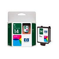 HP No.14 Tri-Colour Inkjet Print Cartridge (23ml)