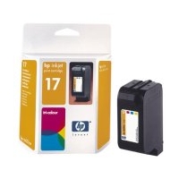 HP No.17 Tri-Colour InkJet Print Cartridge