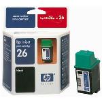 HP No.26 - 51626A 40ml Black Ink Cartridge