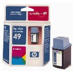 HP No.49 - 51649A 22.8ml Tri-Colour Ink Cartridge