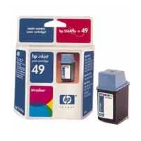 HP No.49 Large Tri-Colour Ink Cartridge (22.8ml)