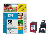 HP No.58 Black Inkjet Cartridge (19ml) C6658AE