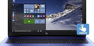 HP Notebook 15z Noble Blue AMD Quad-Core A8-7410 Processor AMD Radeon R5 Graphics 8GB DDR3L 1TB Hard Drive SuperMulti DVD burner Windows 10 Home 64 15.6 diagonal HD WLED-Backit Display Touchsreen