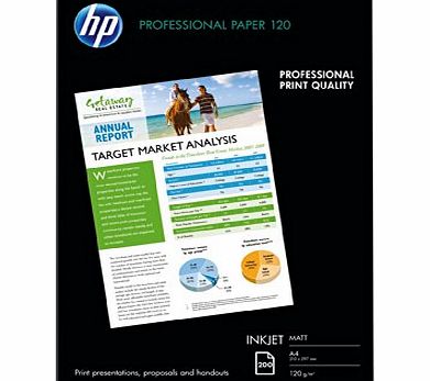 HP Q6593A A4 Professional Inkjet Paper Matt (200 Sheets)