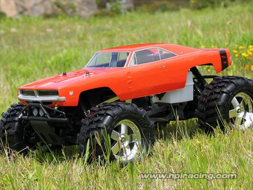 HPi 1969 Dodge Charger Body (Savage/T-Maxx Clear)