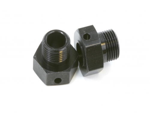 HPi Extra Wide Hex Adapter (7.5mm/Black/2Pcs) Hellfire