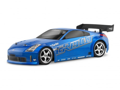 Hpi Nissan 350Z Greddy Body Painted Body Blue