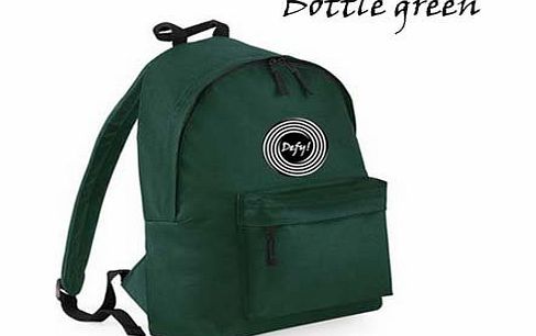 hps Defy! STREETWEAR amp; CLOTHING FASHION BOTTLE GREEN RUCKSACK SCHOOL BACKPACK BAG UNISEX GIRLS amp; BOYS