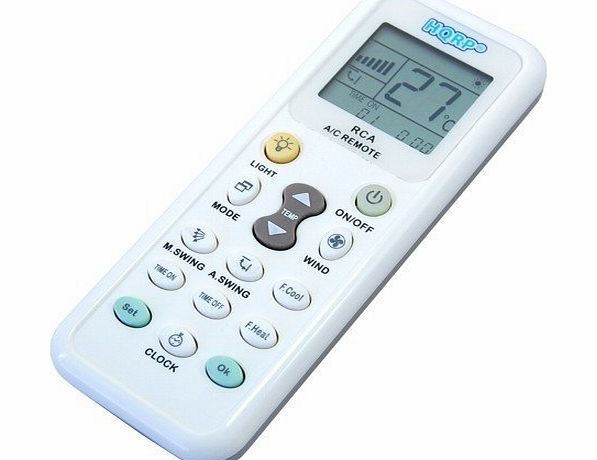 HQRP Universal A/C Remote Control for MITSUBISHI TOSHIBA HITACHI FUJITSU HYUNDAI PANASONIC DIY DAEWOO LG SHARP SAMSUNG ELECTROLUX SANYO AMCOR CARRIER Air Conditioner