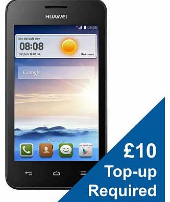 Huawei Orange Huawei Ascend Y330 Mobile Phone - Black