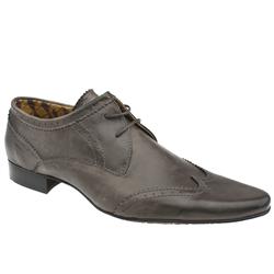 Hudson Male H Swinger Wing Gib Leather Upper in Grey