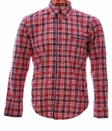 Hugo Boss Cieloebue Kent Collar Check Shirt