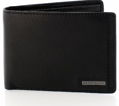 Boss Grained Gomei Black Wallet