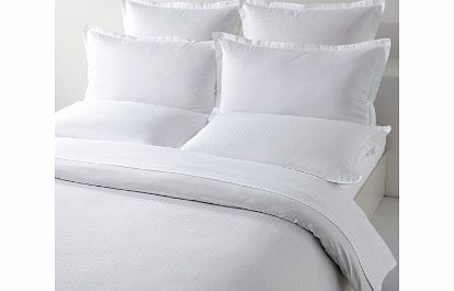 Hugo Boss Icon Bedding White Flat Sheets 180 x 290cm