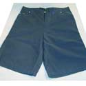 Navy Blue Cotton Shorts