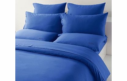 Hugo Boss Plain Dye Bedding Cobalt Fitted Sheets Double