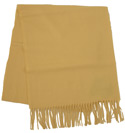 Yellow Wool Mix Scarf - Black Label