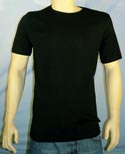 Mens Black Cotton T-Shirt (Two Pack)