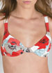 Capri full cup bikini top