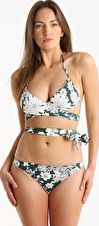 Huit, 1295[^]197030 Flower Bay Draped Bikini - Jet Set