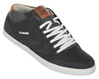 Hummel One Way Denim Black/White Canvas Trainers