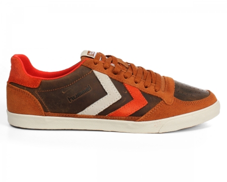 Hummel Slimmer Stadil Low Brown/Orange Leather