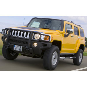 hummer H3 2006 Yellow