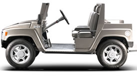 H3 Golf Buggy Grey