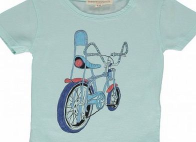 Chopper baby T-shirt Pale green `3 months,6