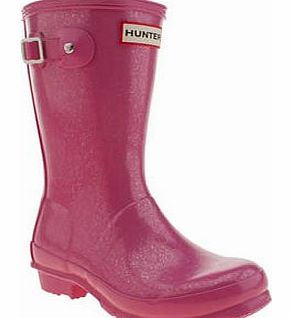 Hunter kids hunter pink original glitter girls