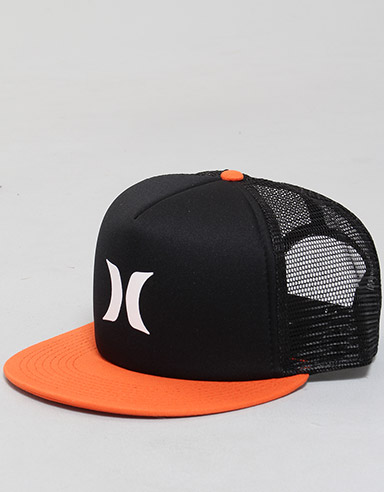 Colour Block Snapback trucker cap - Blaze