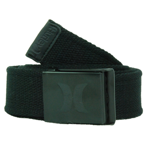 Mens Hurley Foundation Web Belt. Black