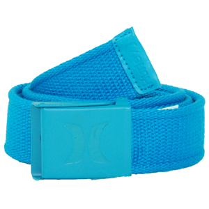 Mens Hurley Foundation Web Belt. Cyan