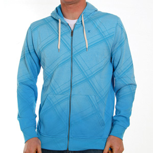 Resist Zip Hoody - Cyan Blue