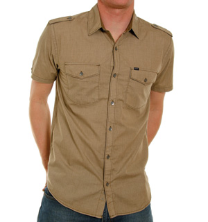 Southside ss Short sleeve shirt - sand