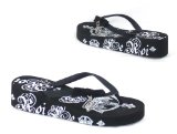 Garage Shoes - Footure - Womens Flat Sandal - Black Size 7 UK