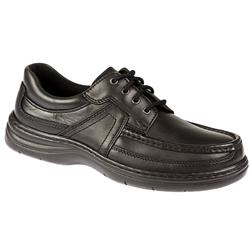 Hush Puppies Male HP11newmarket Leather Upper Textile Lining in Black Leather, Brown